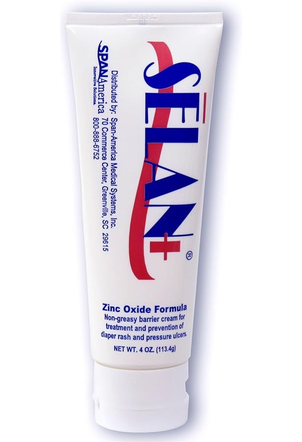 Amazon.com: Selan+ Zinc Oxide Barrier Cream - 16 Oz Jar : Health